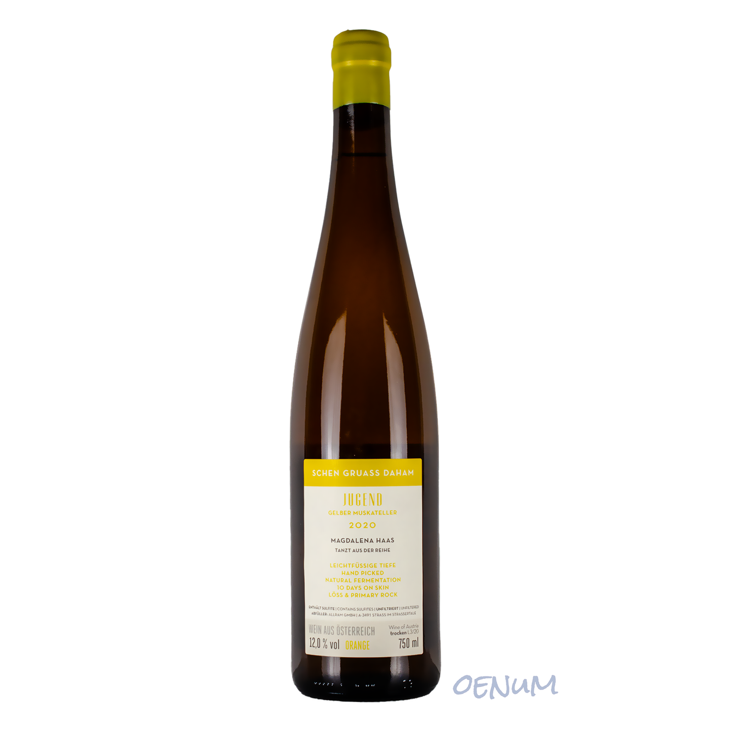 Jugend Gelber Muskateller Orangewein 2020